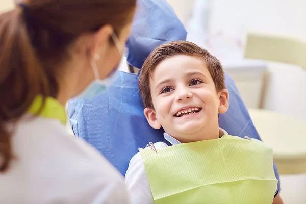 a child at the dentist